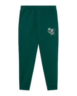 PUMA - PANTALONE TUTA VERDE GRAPHIC FLOWERED DA DONNA,  693423-75