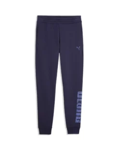 PUMA - PANTALONE VIOLA ESSENTIAL LOGO LAB METALLIC DA DONNA , 691831-64