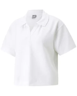PUMA - Polo da donna bianca