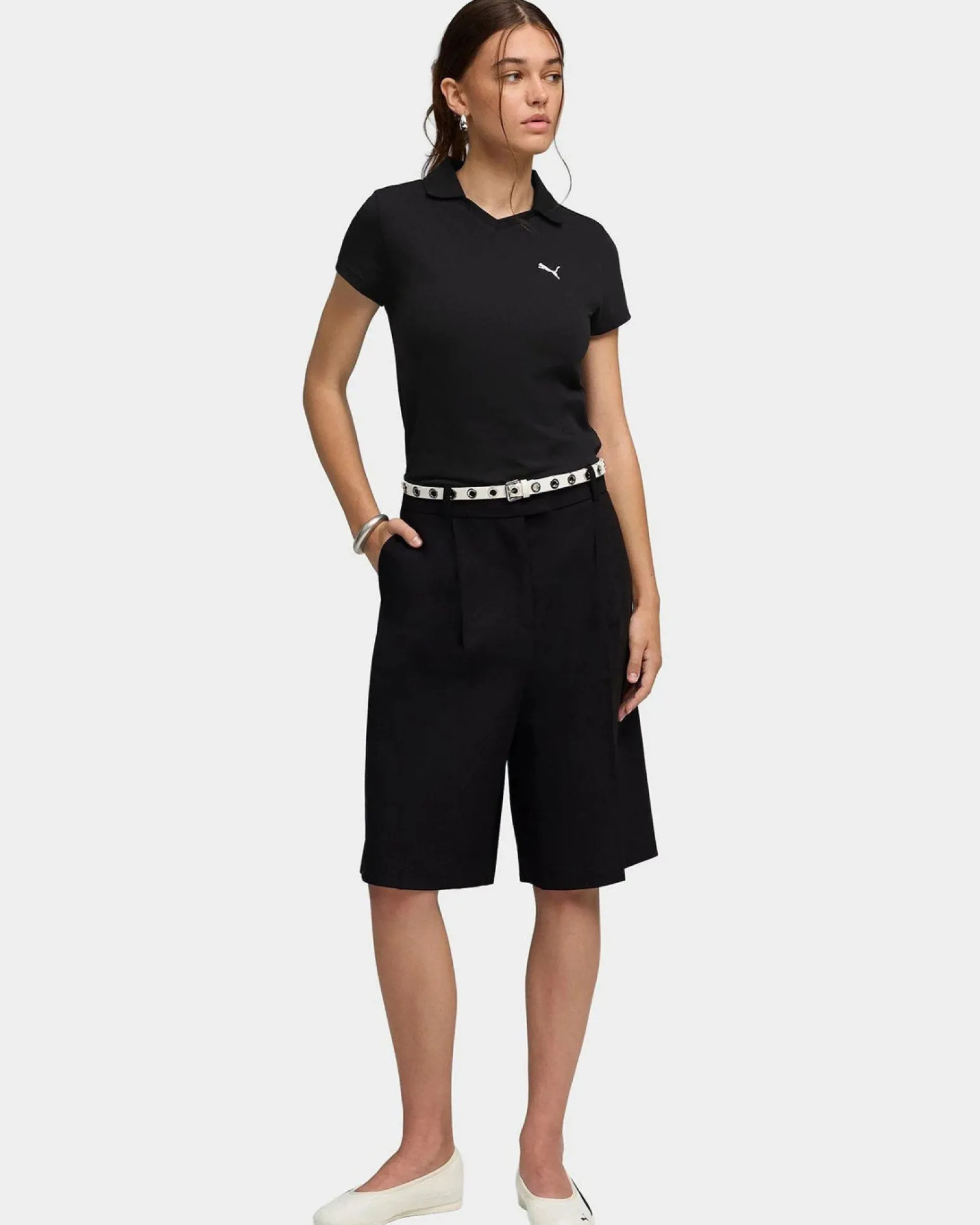 PUMA - POLO NERA ESSENTIAL BABY DA DONNA, 693848-01
