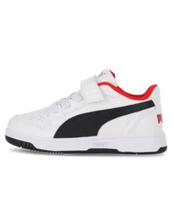 PUMA REB-L AC+ PS- Sneakers bianca e nero, NUMERATA 28/35 - 398995-08