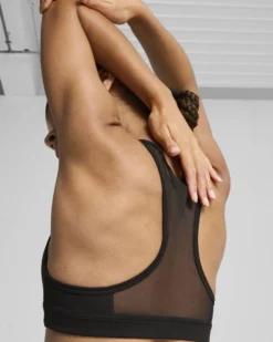 PUMA -REGGISENO SPORTIVO NERO  4KEEPS BRA DA DONNA, 526960-01