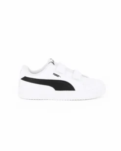 PUMA RICKIE CLASSIC V INF - Scarpa bianca e nera,  numerata 20-27