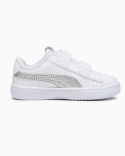 PUMA RICKIE CLASSIC V INF - Sneakers bianca e argento, numerata 20/27 - 394254-16