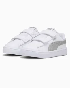 PUMA RICKIE CLASSIC V INF - Sneakers bianca e argento, numerata 20/27 - 394254-16