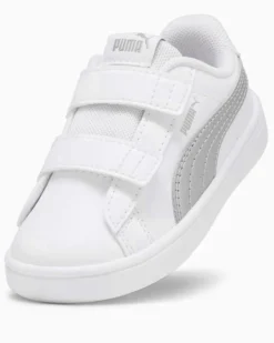 PUMA RICKIE CLASSIC V INF - Sneakers bianca e argento, numerata 20/27 - 394254-16