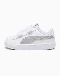 PUMA RICKIE CLASSIC V INF - Sneakers bianca e argento, numerata 20/27 - 394254-16