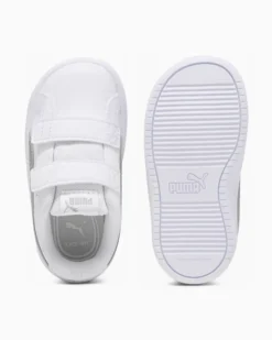 PUMA RICKIE CLASSIC V INF - Sneakers bianca e argento, numerata 20/27 - 394254-16