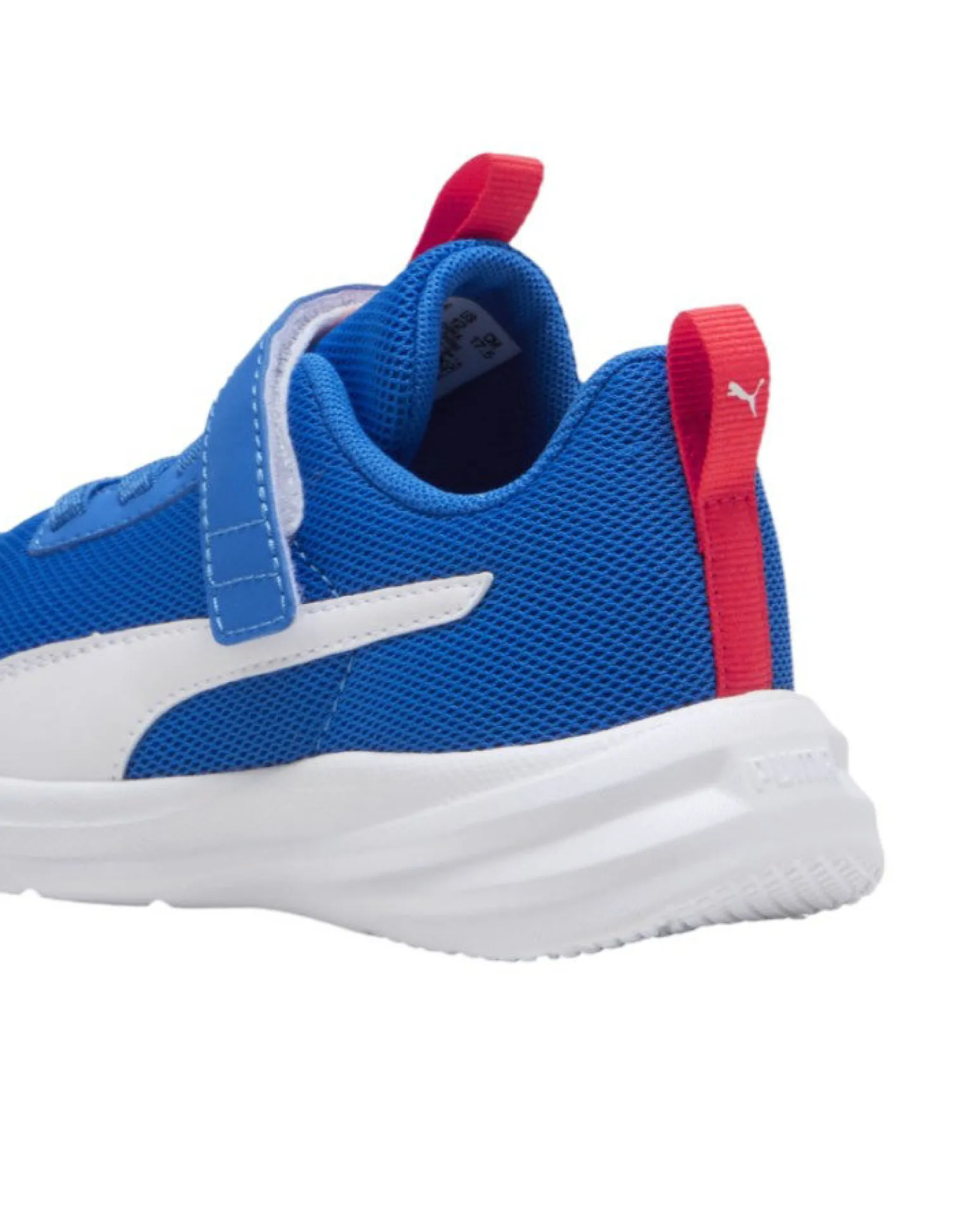 PUMA RICKIE RUNNER AC+ INF - Scarpa azzurra e rossa, numerata 20-27
