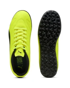 PUMA - SCARPA DA CALCETTO GIALLA E NERA VITORIA II TT DAL 28 AL 38.5, 108504-06