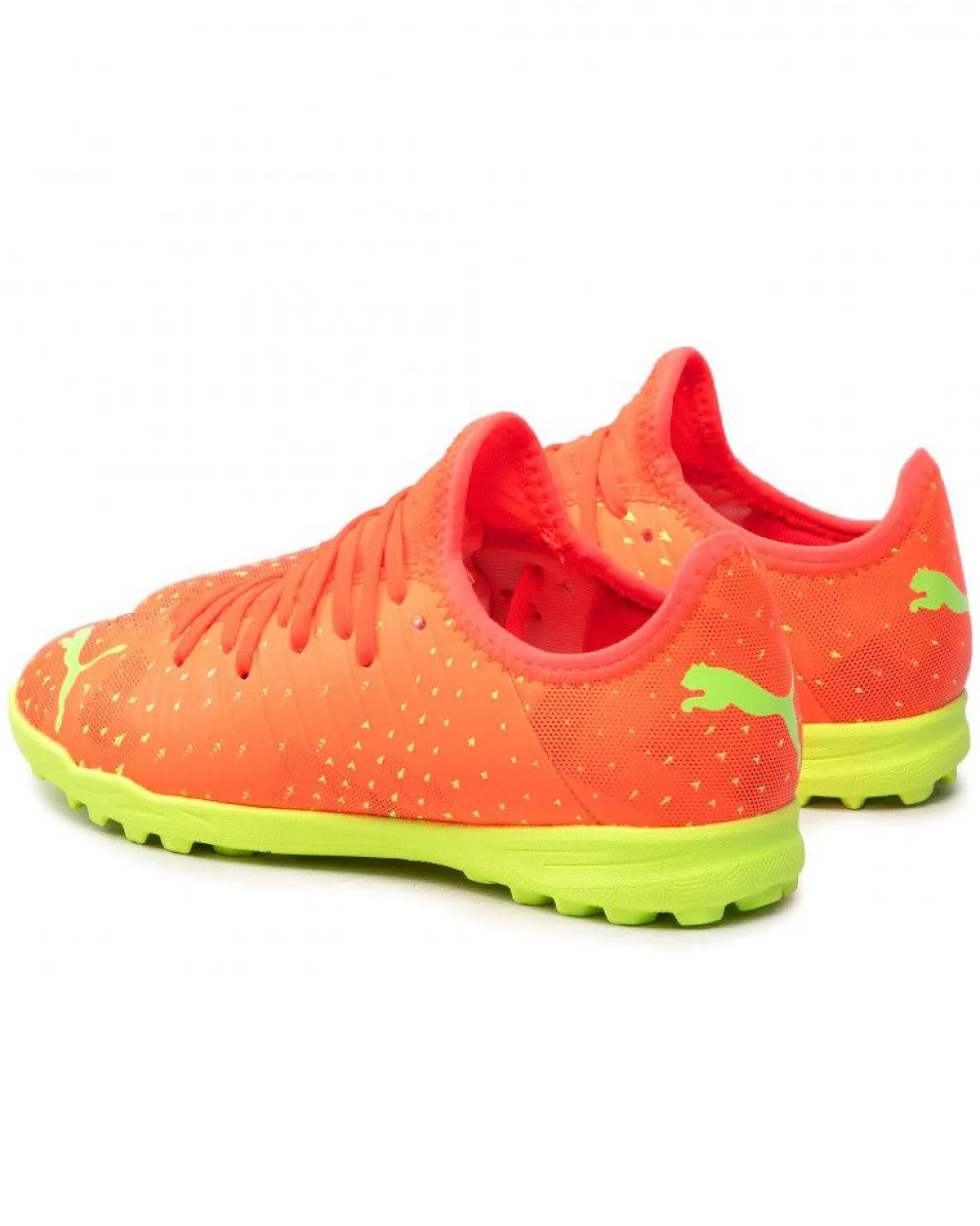 PUMA - Scarpa da calcetto rossa e gialla, numerata 30/38,5 - FUTURE Z 4.4 TT JR