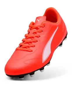 PUMA - SCARPA DA CALCIO DA UOMO ROSSA E BIANCA VITORIA II FG/AG, 108500-03