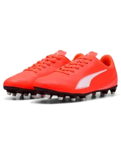 PUMA - SCARPA DA CALCIO DA UOMO ROSSA E BIANCA VITORIA II FG/AG, 108500-03