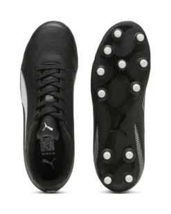 PUMA  - SCARPA DA CALCIO JUNIOR NERA E BIANCA VITORIA II FG/AG DAL 29 AL 38,5 -  108503-01