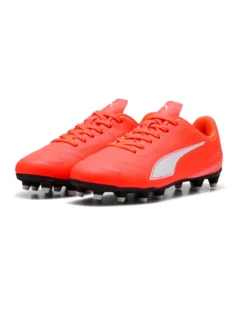 PUMA SCARPA DA CALCIO JUNIOR ROSSA E BIANCA VITORIA II FG/AG DAL 29 AL 38,5   108503-03