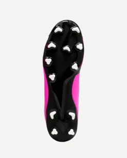 PUMA - Scarpa da calcio uomo rosa e nera con logo bianco - ULTRA PLAY FG/AG