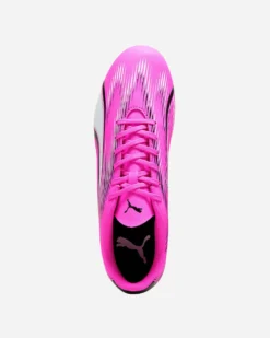 PUMA - Scarpa da calcio uomo rosa e nera con logo bianco - ULTRA PLAY FG/AG