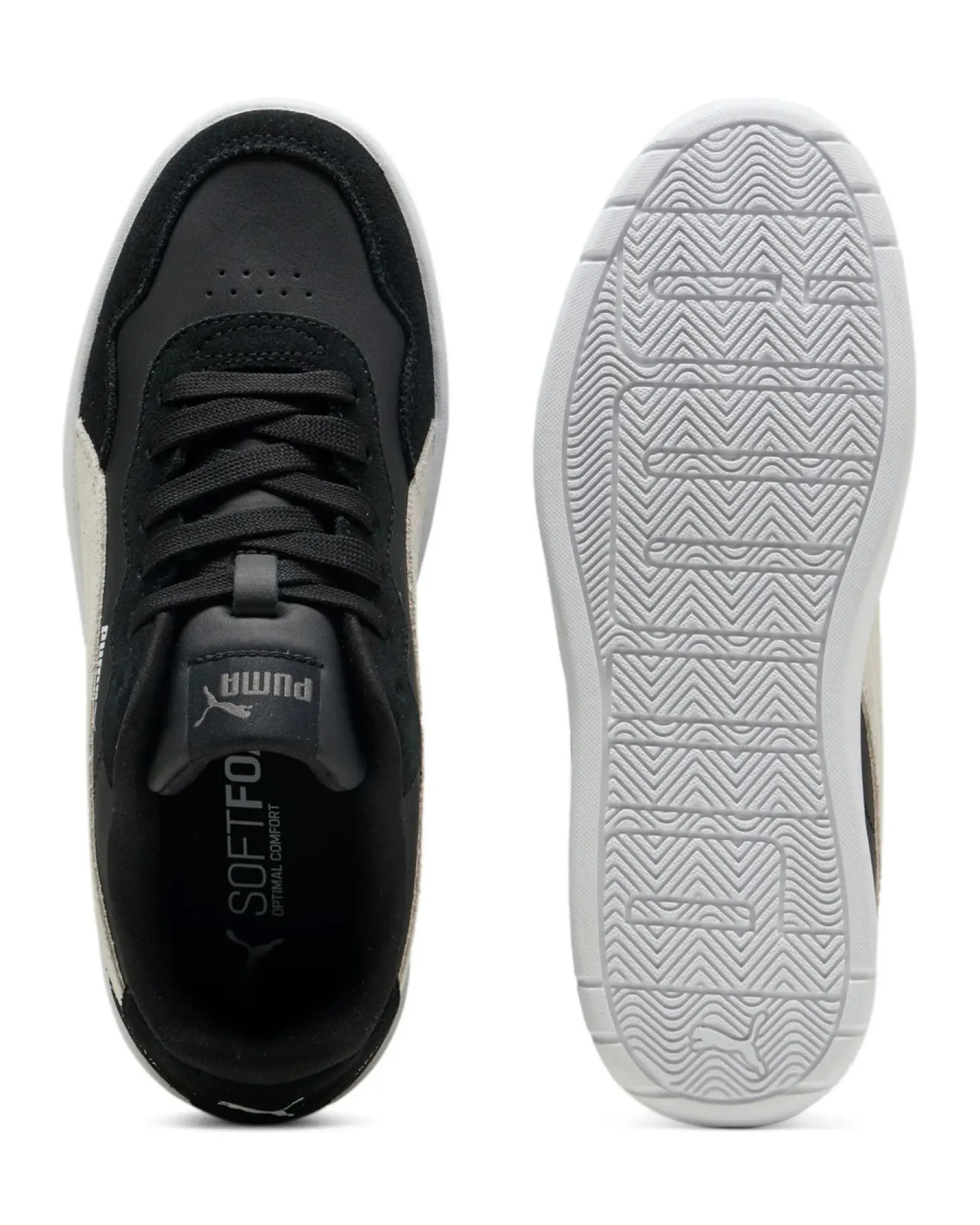 PUMA - Scarpa da donna nera con dettagli bianchi - COURT LALLY SKYE SD