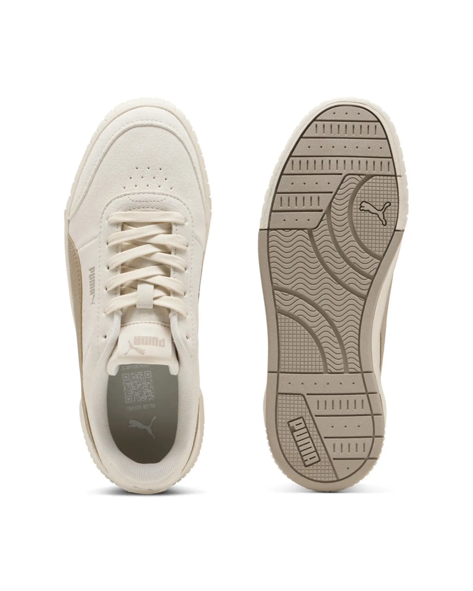 PUMA - Scarpa da donna panna con dettagli beige - CARINA MIA SD