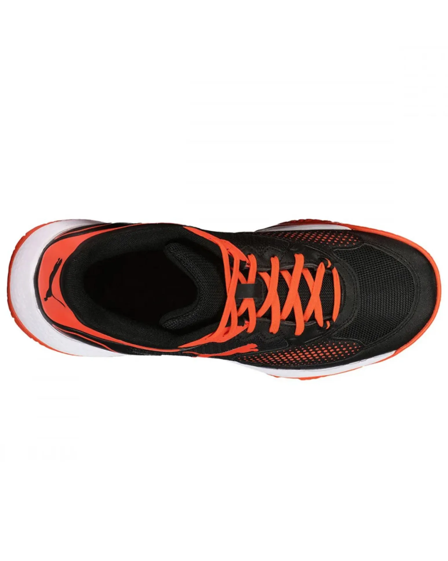 PUMA - Scarpa da padel da uomo nera e arancione - SOLARCOURT RCT