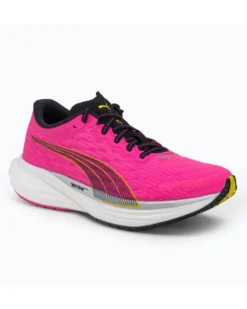PUMA - Scarpa da running donna fuchsia in mesh traspirante con intersuola in schiuma - DEVIATE NITRO 2 WNS