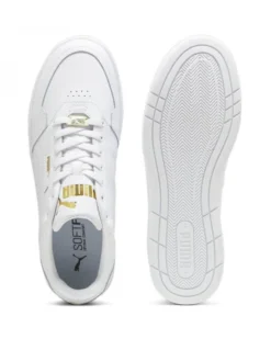 PUMA - SCARPA DA UOMO BIANCA COURT CLASSIC LUX - 395019-01