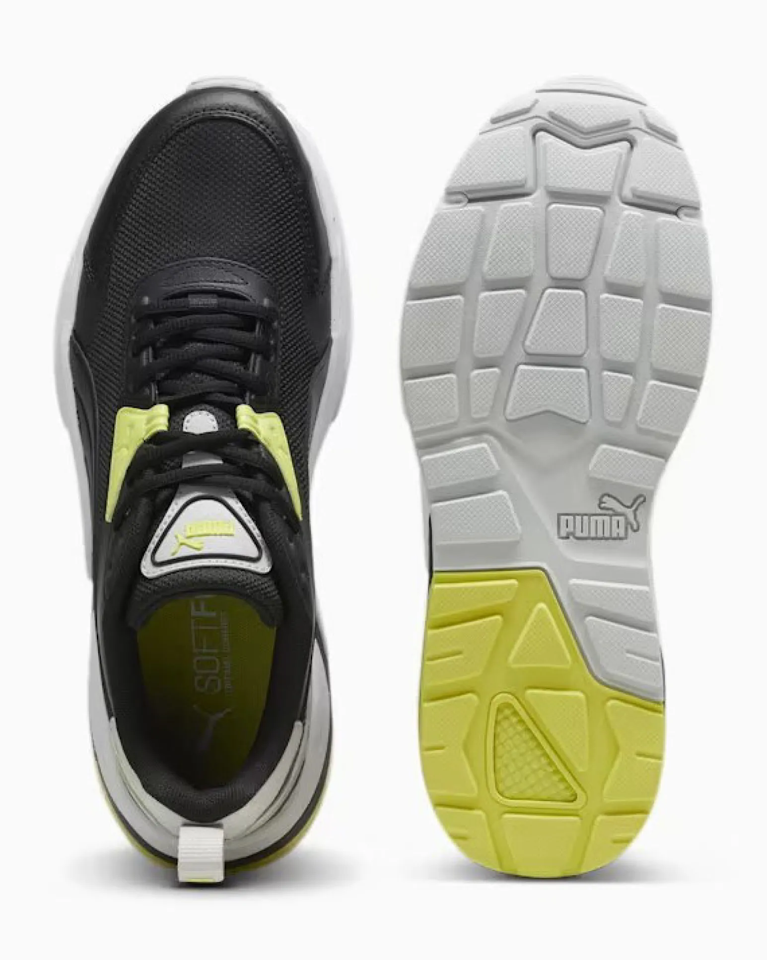 PUMA - SCARPA DA UOMO NERA/LIME VIS2K - 392318-17