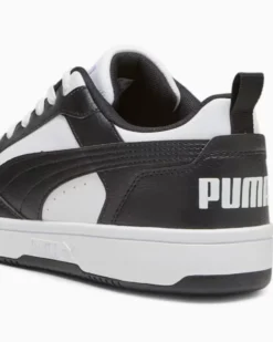 PUMA - SCARPA DA UOMO REBOUND V6 LOW WHITE-BLACK-WHITE - 392328-01