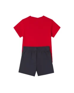 PUMA  - SET SHORT+ T-SHIRT ROSSA E BLU BABY ( 6 MESI - 4 ANNI)MINICATS ESSENTIALS, 686285-11