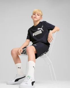 PUMA - SHORT BLU ESS NO. 1 LOGO JERSEY JUNIOR - 684919-16