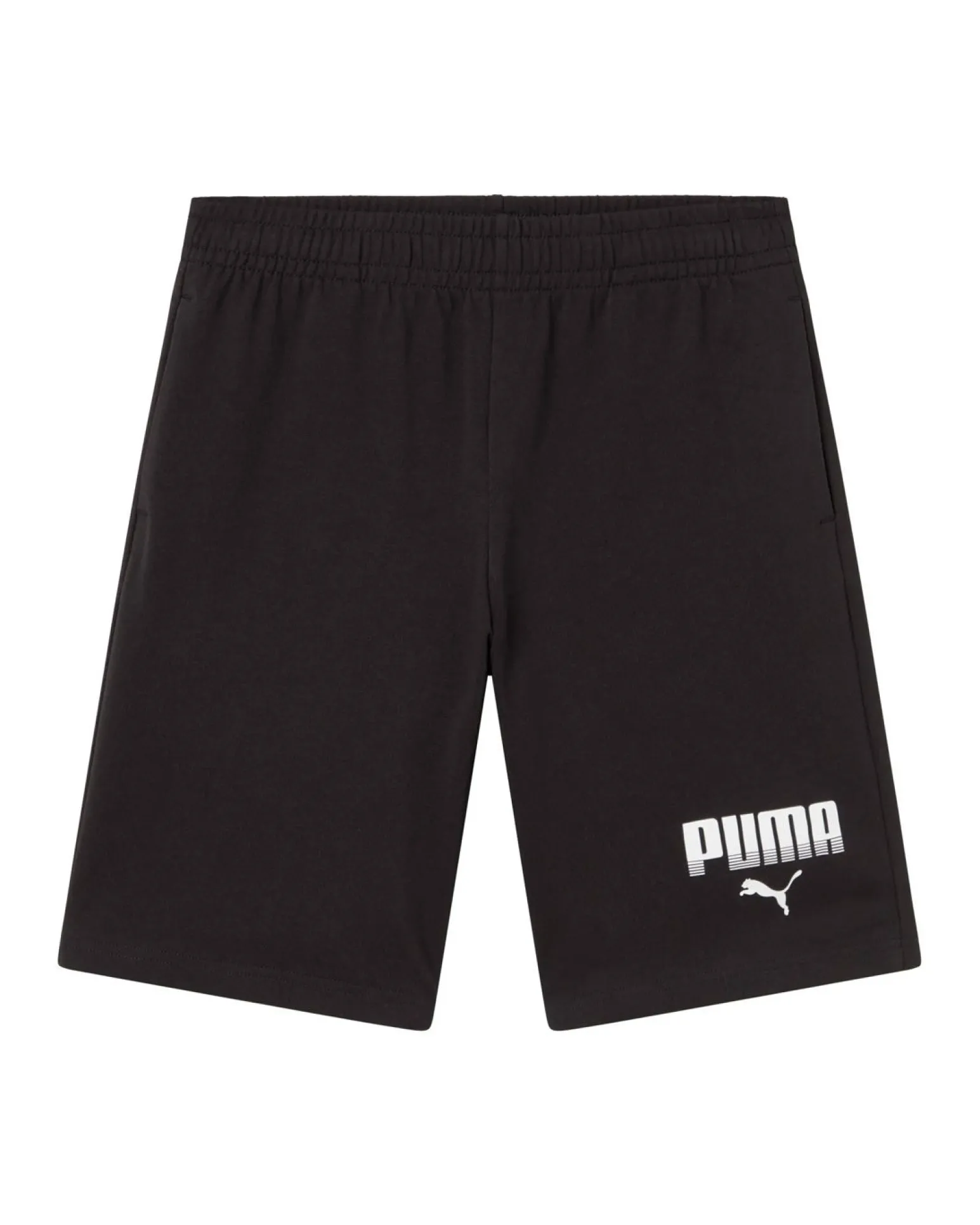 PUMA -SHORT JUNIOR ( 7-16ANNI) NERO ESSENTIAL GRAPHIC JERSEY 10", 694952-01