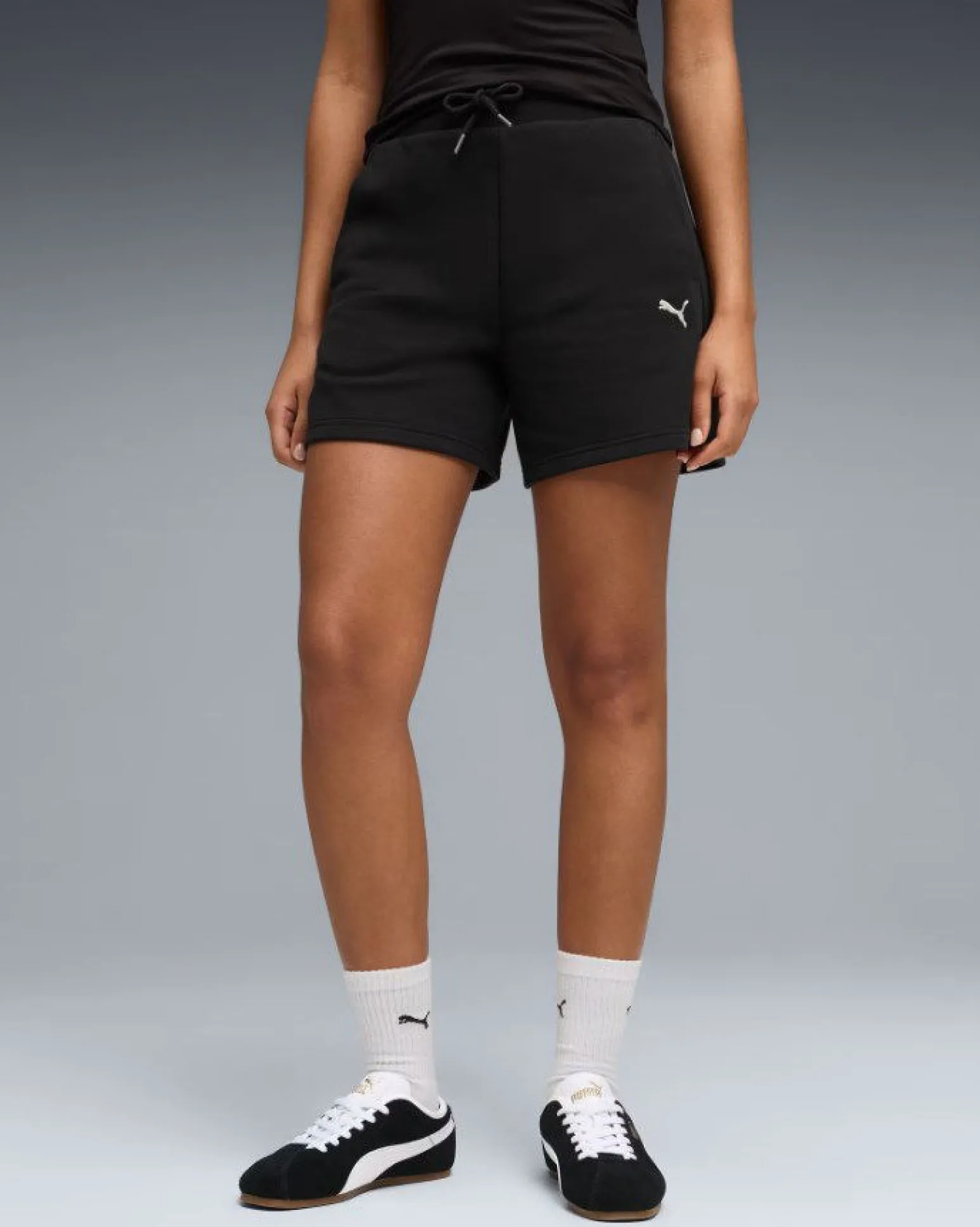 PUMA - SHORT NERO CLASS HIGH-WAIST S DA DONNA, 691874-01