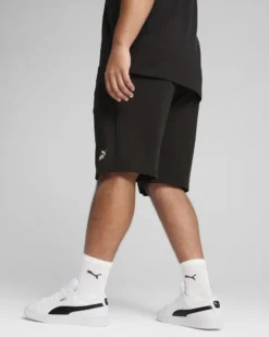 PUMA - SHORT NERO ESSENTIAL N. 1 LOGO JSY 10