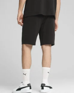 PUMA - SHORT NERO ESSENTIAL NO. 1 LOGO SLIM 9