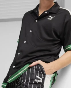 PUMA - SHORT NERO E VERDE DA UOMO T7 FANBASE