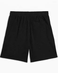PUMA -SHORT NERO WARDROBE ESSESSENTIAL  WAFFLE RELAXED , 634367-01