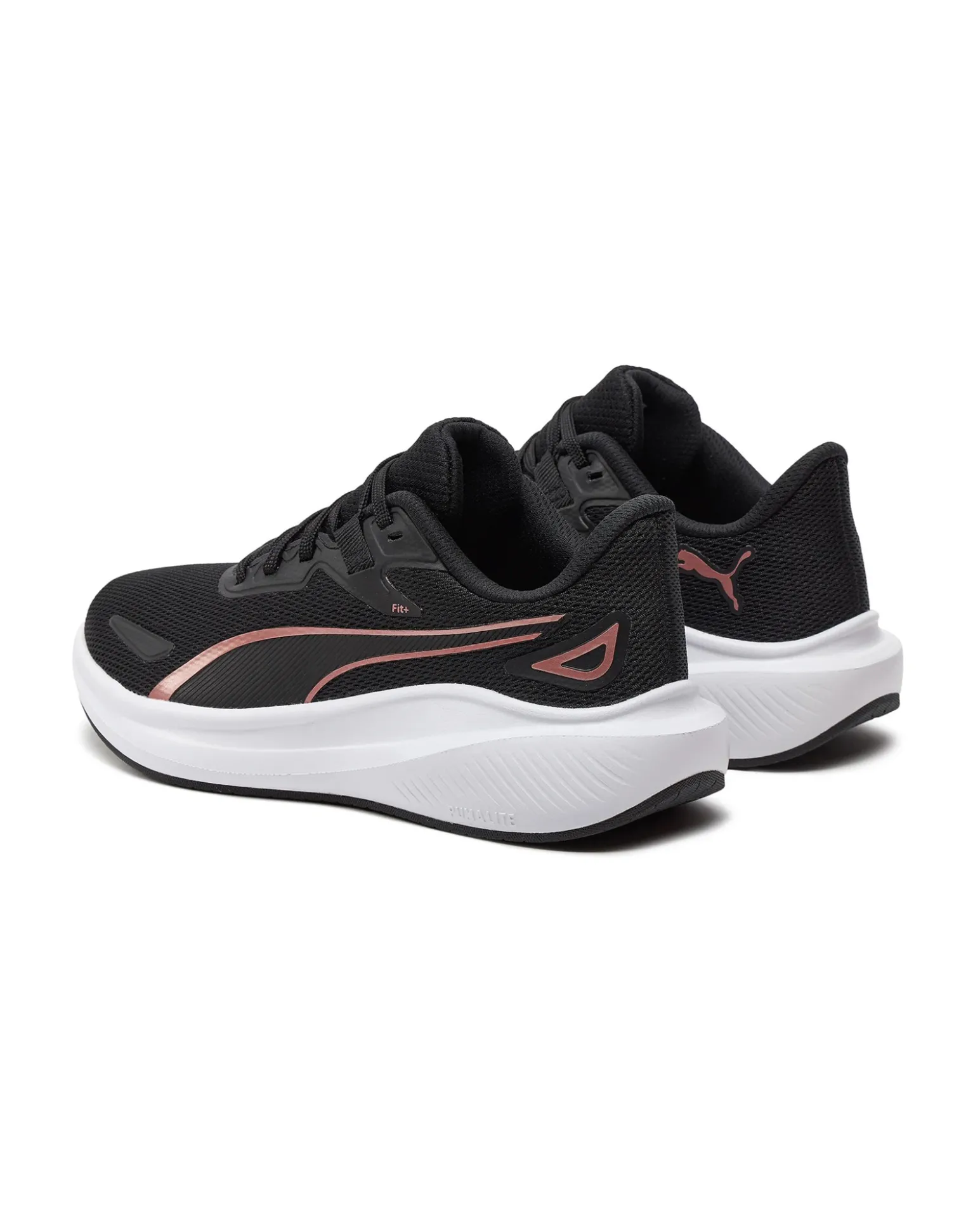 PUMA SKYROCKET- Scarpa da running nera bianca e rose golde