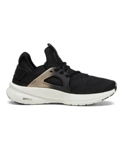 PUMA - Sneaker da donna slip on nera in mesh traspirante con soletta in memory foam - SOFTRIDE ENZO EVO MOLTEN WN