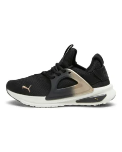 PUMA - Sneaker da donna slip on nera in mesh traspirante con soletta in memory foam - SOFTRIDE ENZO EVO MOLTEN WN