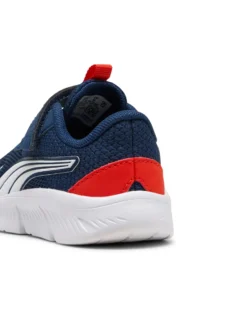 PUMA - SNEAKER KIDS FLEXFOCUS MODERN AC+ TD BLU CON DETTAGLI BIANCHI E ROSSI, NUMERATA 20/27,  311523-17