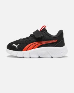 PUMA - SNEAKER KIDS FLEXFOCUS MODERN AC+ TD NERA CON DETTAGLI ROSSI, NUMERATA 20/27,  311523-38