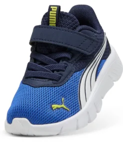 PUMA - SNEAKER KIDS FLEXFOCUS MODERN AC+ TD BLU, ROYAL CON DETTAGLI BIANCHI E GIALLI, NUMERATA 20/27, 311523-02