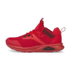 PUMA - Sneaker rossa e nera con soletta in memory foam,  numerata 36/39 - ENZO 2 REFRESH JR