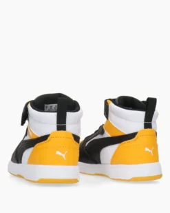 PUMA - Sneakers alta REBOUND V6 MID per bimbi ai primi passi numerata 20/27   396542-19