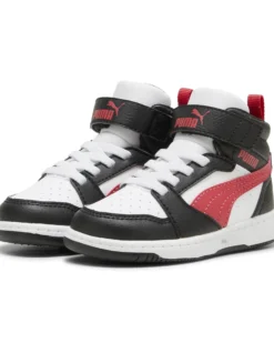 PUMA - Sneakers alta REBOUND V6 MID per bimbi ai primi passi numerata 20/27   396542-19