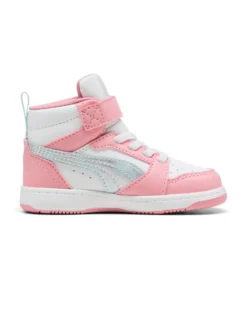 PUMA - SNEAKERS BIMBA  BIANCA E ROSA  REBOUND V6 MID SPACE BELLE TD DAL 20 AL 27,  402769-01