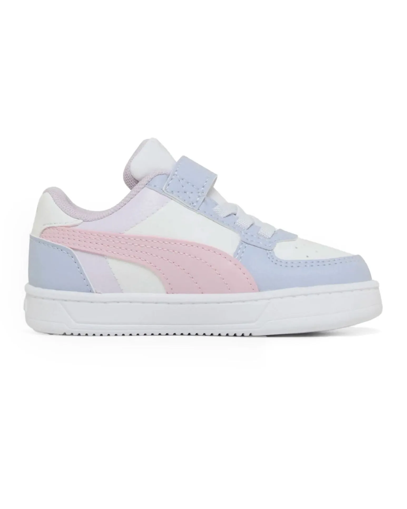 PUMA -SNEAKERS BIMBA BIANCA, ROSA E LILLA CAVEN 2.0 BLOCK AC+TD DAL 20 AL 27 - 394463-15