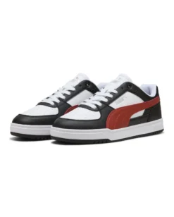 PUMA - SNEAKERS CAVEN III BIANCA, ROSSA E NERA DA UOMO, 404484-08
