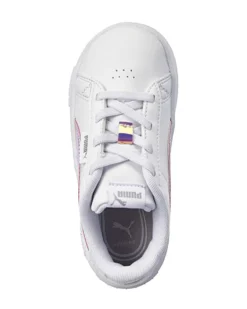 PUMA - Sneakers da bambina bianca con dettagli metallizzati, numerata 20/27 - JADA HOLO AC INF