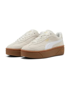 PUMA - SNEAKERS DA DONNA BEIGE E BIANCA CLUB II ERA PLATFORM SD, 402609-02